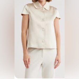 Jason Wu Satin Button Down Shirt